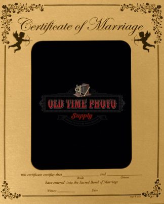 Certificate of Marriage Poster Mat
